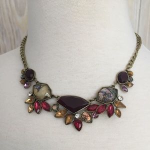 Multicolored Stone necklace NWT